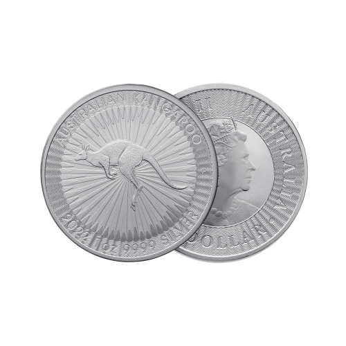 Thumbnail 1 oz Kangaroo d'Argent Plusieurs Années angle 1