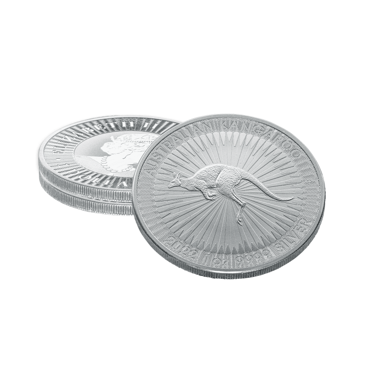 1 oz Kangaroo d'Argent Plusieurs Années angle 4