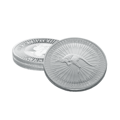 Thumbnail 1 oz Kangaroo d'Argent Plusieurs Années angle 4
