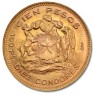 100 chilenische Peso Liberty Goldmünze (1895-1980) front