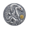 2 troy ounce silver coin Shoalin Snake front